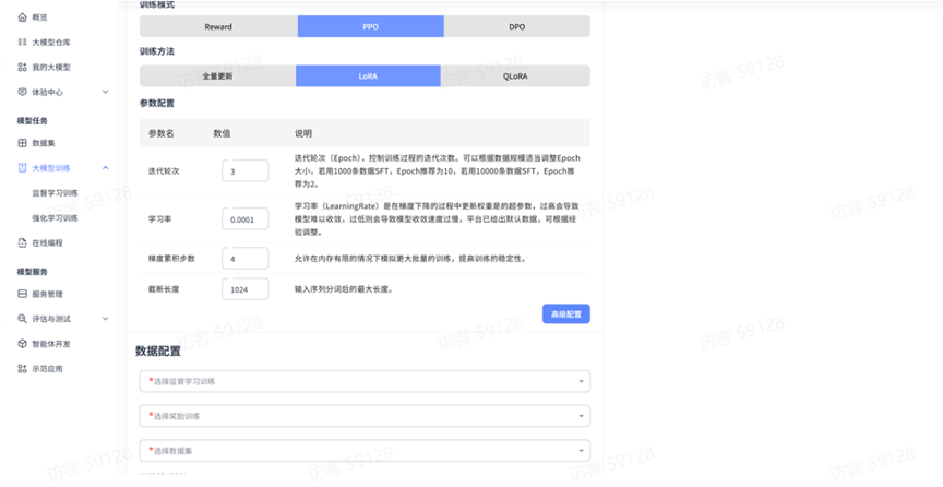 PPO模式数据配置