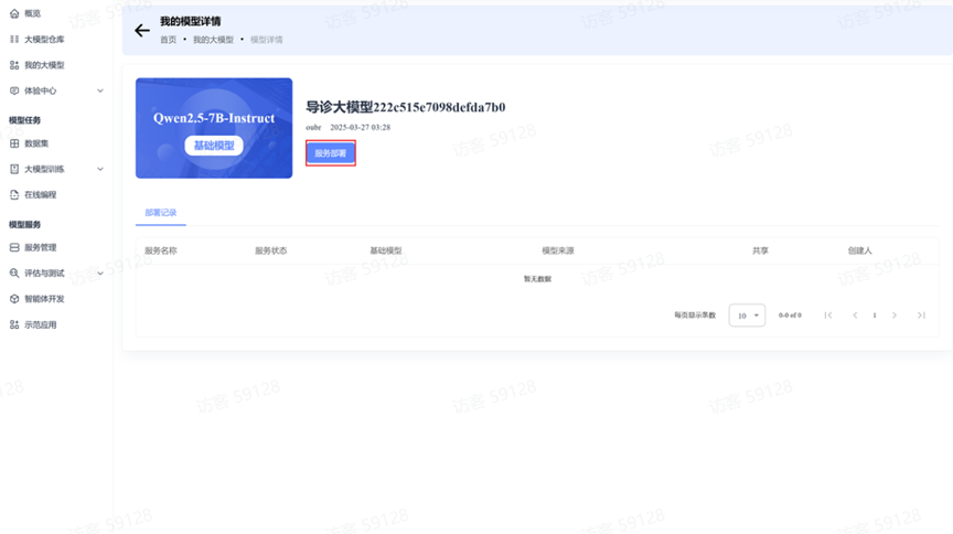 详情页部署操作